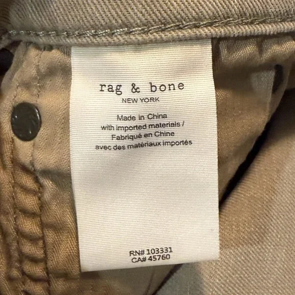 rag & bone Fit 2 Slim Oak Denim Jeans - Picture 6 of 8